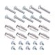 thumbnail image 5 of Vuelas de patinaje Herramientas del eje Tornillo de ruedas Accesorios de servicio pesado Reemplace el kit de reparación de accesorios de reparación de Estilo B, 5 of 8