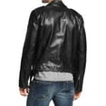 thumbnail image 2 of Men's Stylish Black 100% Genuine Lambskin Leather Lightweight Soft Satin lining Jackets for Men - S Size, 2 of 3