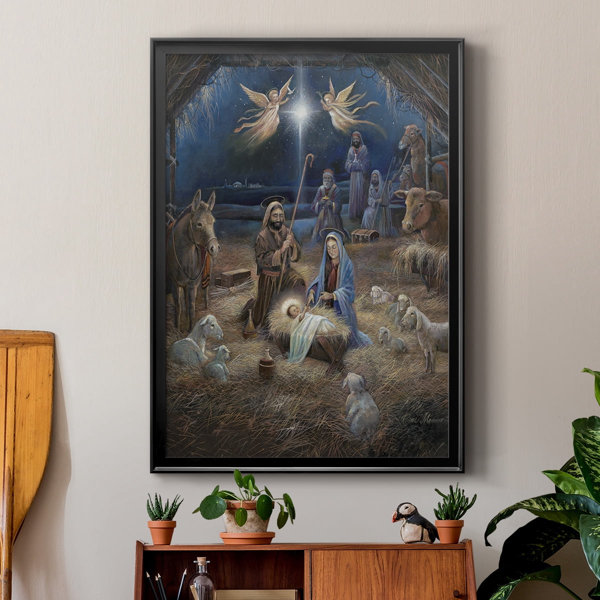 Silent Night Premium Framed Print - Ready to Hang