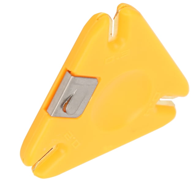 Braid Line Stripper, 1.6x1.4x0.2in Durable Small Fishing Line Cutter for Fishing Lovers Green,Orange