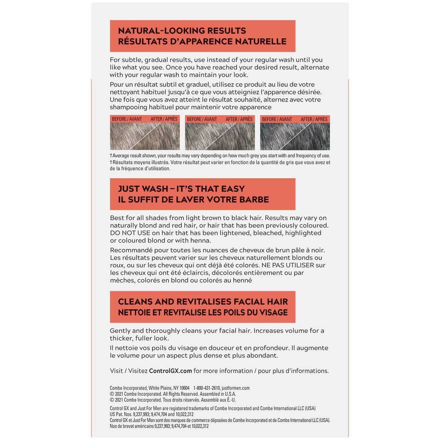 Just For Men Control GX Grey Reducing Beard Wash, 118ml