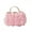 Pink, variant on 3D Floral Bag Rhinestones Clutch Purse Handbag for Weddings and Evening Parties