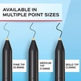 thumbnail image 4 of Paper Mate Ballpoint Pens, Write Bros. Black Ink Pens, Medium Point (1.0mm), 12 Count, 4 of 7