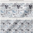 thumbnail image 2 of Soimoi Cotton Cambric Fabric Octopus,Whale & Jellyfish Ocean Printed Craft Fabric by The Yard 56 Inch Wide, 2 of 7