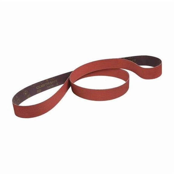 3m Cubitron Sanding Belt,42 in L,1 in W,80 G 60410012979