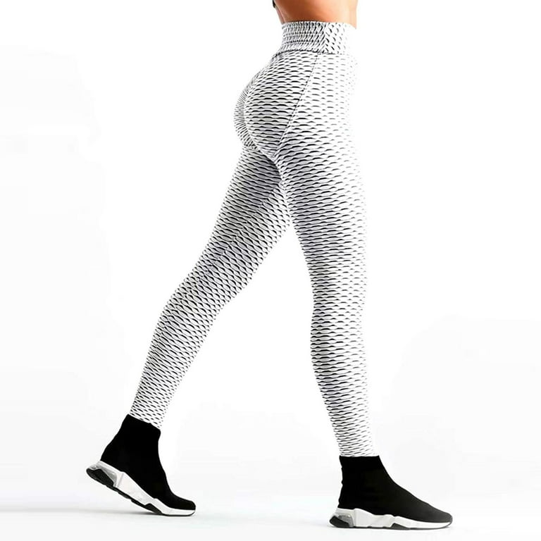 JDEFEG Baggy Yoga Pants Women Pants Leggings Fitness Workout Sports Running  Women's Yoga Pants Yoga Pants Men Big and Tall Ployester White Xxl