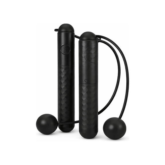 Cordless Jump Rope with Weighted Balls – Tangle-Free Indoor Cardio Rope for Boxing, HIIT, Home & Gym Workouts