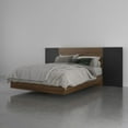 thumbnail image 1 of Dusk 3 Piece Bedroom Set, Walnut and Black, 1 of 4