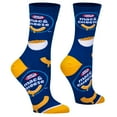 thumbnail image 3 of Cool Socks, Women's Funny Novelty Socks, Kraft Mac & Cheese Crew, Adult Medium, 3 of 6