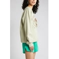 thumbnail image 3 of Johnny Cash Women's Oversized Overdye Crewneck Sweatshirt By Merch Traffic (X-Large, Khaki Overdye), 3 of 6