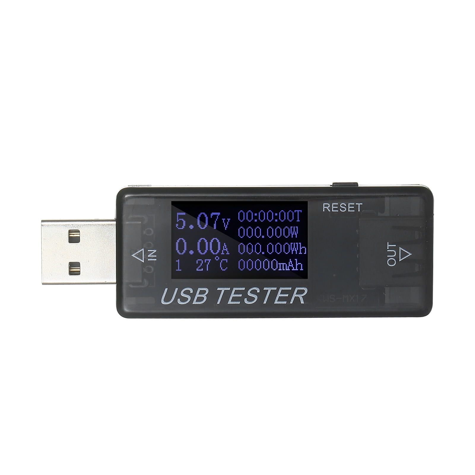 USB MultiFunction Current Voltage Detector Capacity Digital Tester Monitor Meter 
