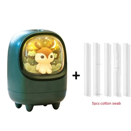 

Ideal for home or office use the adorable cartoon-inspired portable mini wireless air humidifier is a must-have. Featuring USB rechargeable capabilities an aromatherapy mist maker and