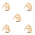 thumbnail image 1 of Decodeary Exquisite Tree Decoration - Good Wishes And Meaningful Home Or Office Ornament Safe Tree Desktop Yellow 5Set, 1 of 6