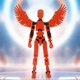 thumbnail image 3 of Maniquí impreso en 3D Ehuebsd Titan 13 figuras de acción rojo, 3 of 7