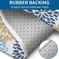 thumbnail image 4 of Blue Floral and Petal Pattern Bathroom Rugs Sets 3 Piece,Toilet Cover Set,Absorbent Non Slip Bathroom Mats Sets with U-Shaped Contour Rug Toilet Rug Set, 4 of 5