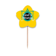 thumbnail image 1 of Dios bendición de Pascua Selección de pastelitos Star lable Flag en palillos de dientes, 1 of 3