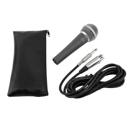 Professional HI-Fidelity Uni-Directional Handheld Voice Music Dynamic Wired Microphone For Radio Braodcasting KTV Karaoke