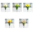 thumbnail image 5 of Famyfamy mulation Flower 5 Forks Reed Artificial Flower Living Room Flower Home Furnishings Decor Wedding Flowers, 5 of 18