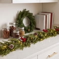 thumbnail image 6 of WDOBM Christmas Decoration, Artificial Pine Garland Berries Pinecones Flexible, Christmas Garland, Red Berry Garland, Pine Cone Garland for Mantel Fireplace Front Door, 6 of 6