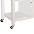 thumbnail image 3 of Acme Furniture Ottawa Kitchen Cart Black & White, 3 of 5
