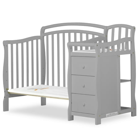 (Only parts )Dream On Me Casco 3 In 1 Mini Crib and Changing Table Conversion Post Pebble Gray