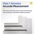 thumbnail image 3 of Set Square Knife Edge Square Ruler 90 Degree Carpentry Tools Woodworking Metal Try Squares Measuring Angle Rulers 63x40/80x50mm ,for Accurate Evaluation, 3 of 7