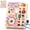 Pink, variant on Sumsoltic Montessori Busy Board with LED Lights for 1+ Years