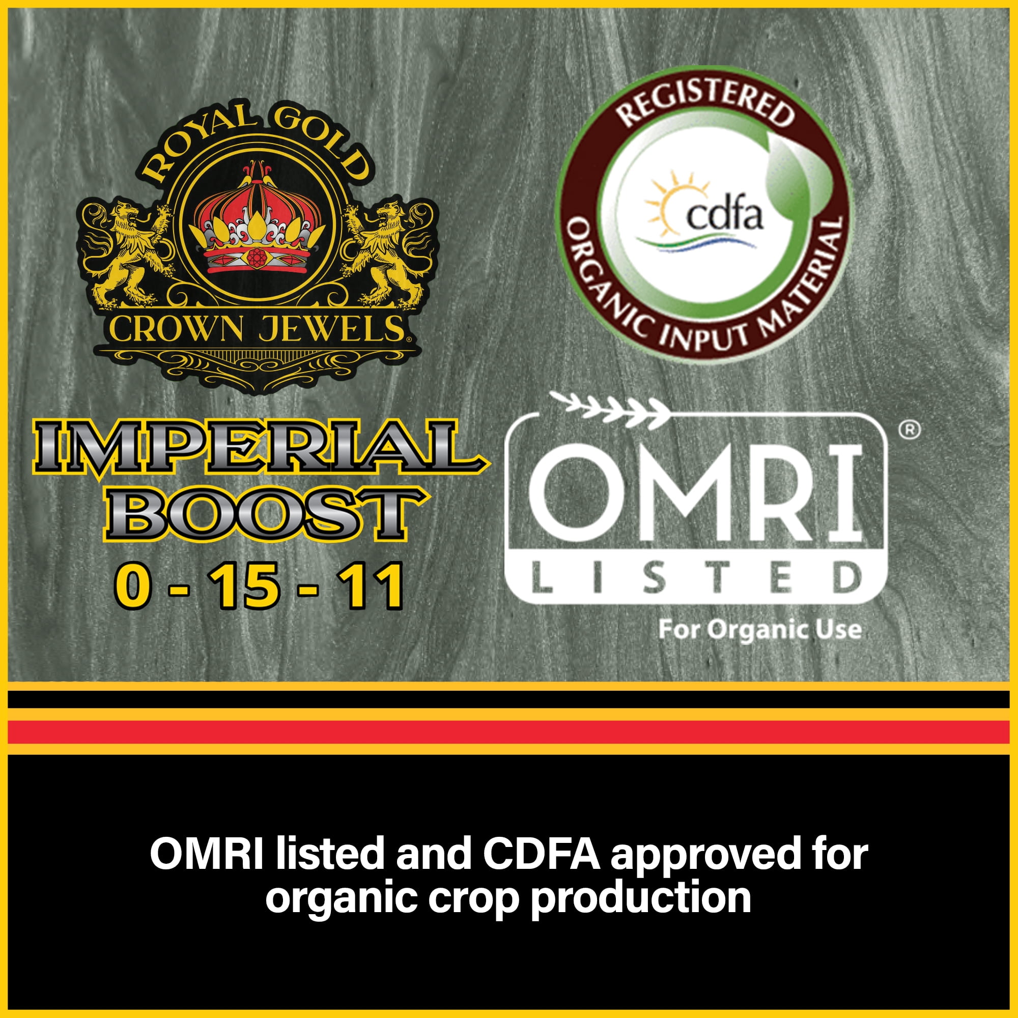 Royal Gold Crown Jewels Organic Imperial Boost 0-15-11 Dry Soluble Fertilizer, 20 lbs
