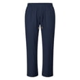 thumbnail image 1 of WEAIXIMIUNG Mens Plaid Pj Pants Men's Casual and Linen Drawstring Pants, 1 of 8