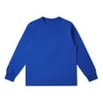 thumbnail image 1 of Jalioing T-Shirt à Col Rond pour Homme en Coton à Manches Longues, Couleur Unie, T-Shirt Basique, Chandail Classique Décontracté, 1 of 2