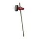thumbnail image 2 of Pedal de bombo batidora de fieltro Cabeza de acero inoxidable Reemplazo de eje de acero inoxidable de 20 cm Hammer Percusion Instrument Accessory rojo, 2 of 10