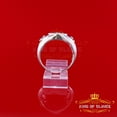 thumbnail image 5 of King of Bling's 0.50CT Real Diamond 925 Sterling Silver White Fashion Masonic Men's Ring Size 12, 5 of 12