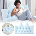 thumbnail image 1 of Reading Pillow for Enhanced Back and Head Support Soft Long Bolster Cushion with Adorable Ear Design Sofa and Bed Rest, 1 of 5