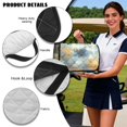 thumbnail image 6 of Uorisanigo American Flag Golf Cart Seat Covers, Bald Eagle Golf Cart Seat Towel Blanket with Storage Pockets Keeps Seats Comfortable and Clean, Fits for EZGO, Club Car, Yamaha and More, 6 of 7
