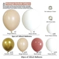 thumbnail image 2 of Juego de Globos Vintage Suyoo 105 Piezas Rosa Látex, 2 of 5