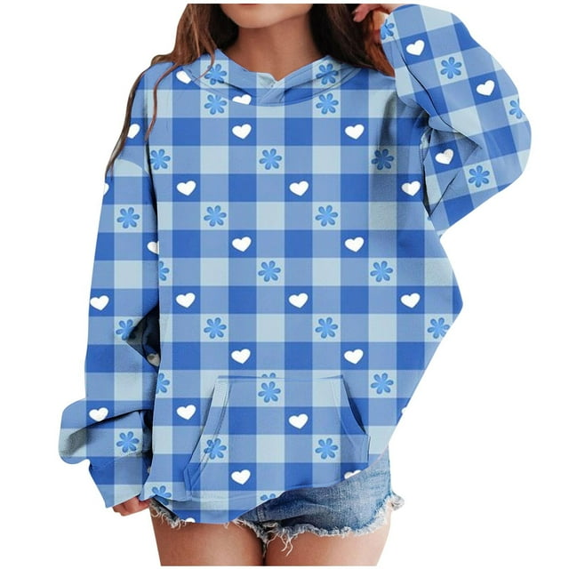 Un Garçon Adapté, Chandails en Molleton pour Fillettes, Manches Longues Imprimées Col Rond Adaptées aux Garçons et Filles Âgés Sweat à Capuche