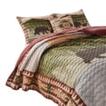 thumbnail image 3 of Kip 3 Piece Soft Microfiber King Quilt Set, Simple Bear Print, Multicolor, 3 of 6