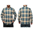 thumbnail image 3 of Airmenty Men's Plaid Jacket Flannel Shirt Long Sleeve Casual Button Down Coat Lightweight Jacket with Chest Pocket, 3 of 7