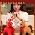 thumbnail image 5 of A Woven Scarf Plush Horse Doll Soft Stuffed Animal Toy Home Decoration Collectible Figurine, 5 of 5