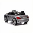 thumbnail image 7 of Licensed Benz CLS 350 12V Electric Ride on Toys with Bluetooth Music, LED Lights, Spring Suspension, Power Car Wheels, Electric Car for Kids with Parent Remote Control (Grey), 7 of 7
