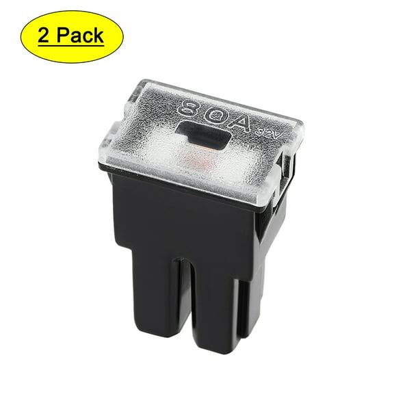 Uxcell 32V 80A Mini Cartridge Inner Plug Fuse Female Terminal J Case Box 2 Pack