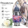 thumbnail image 4 of Aquatic Fantasy Small Cremation Urns For Human Ashes - Urn For Mom Ashes - Urns For Women Human Ashes - Cremation Urns For Women - Cremation Container (Size-3inch,1pcs), 4 of 5