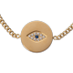thumbnail image 2 of Pulsera LuckyLy para mujer con Dije de ojo turco acero inoxidable dorado, 2 of 7