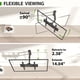 thumbnail image 5 of USX MOUNT Soporte de pared para TV de esquina para televisores de 26 a 60 pulgadas de hasta 80 libras, brazo articulado único, soporte de pared para TV de movimiento completo con giro e inclinación, M, 5 of 9