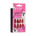 thumbnail image 6 of KISS Gel Fantasy Sculpted Halloween Press-On Nails, Solid Red, Medium, Coffin, 31 Ct., 6 of 7