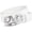 White, variant on Wuqi Y2K DVD Buckle Belt for Women Men, 1.5 Inch PU Leather Streetwear Belt for Jeans Cargo Pants, Black White