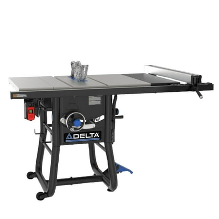 30 in. Rip Capacity Contractor Table Saw with Cast Extension and 1 HP Dust Collector