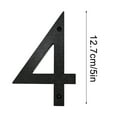 thumbnail image 2 of Mlkoz Home Decor, 5 Inch Modern Metal House Numbers Door Number House Address Letters And Numbers For Outside Signs, Birthday Gifts, 2 of 5