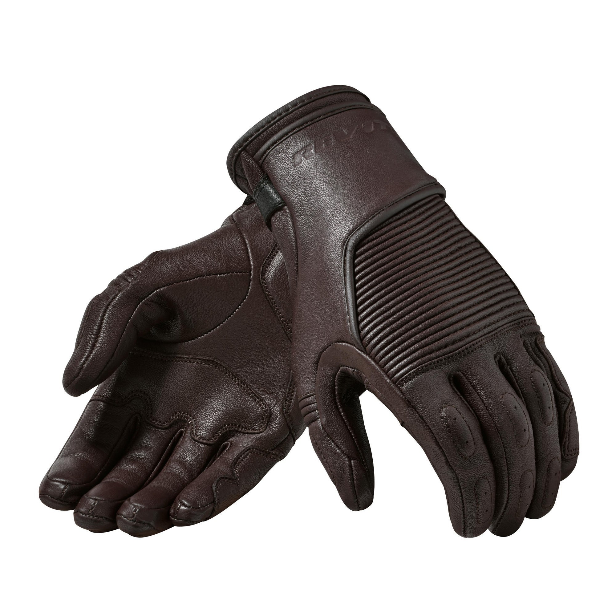 FJ Mens Genuine Leather Reverse Stitched Full-Finger Driving Motorcycle Riding Gloves 