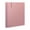 Pink, variant on OCCOKO 3 Hole D Ring Thick PP Plastic File Folder Large Capacity Refillable Loose Organizer For Documents Students Notes DIY Scrapbooking & Stamp Storage, Purple